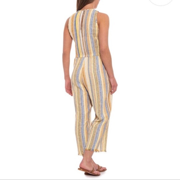NWT DREW Multi-Striped Sleeveless Jumpsuit - Picture 8 of 8